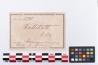 Etikett zu Bronzeknotenarmreif (NHMW-PRAE-035785)